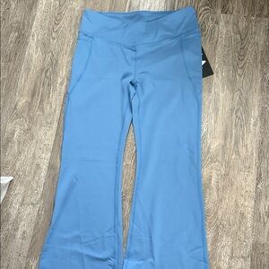 L.A. Gear Women's Blue Flare Pants